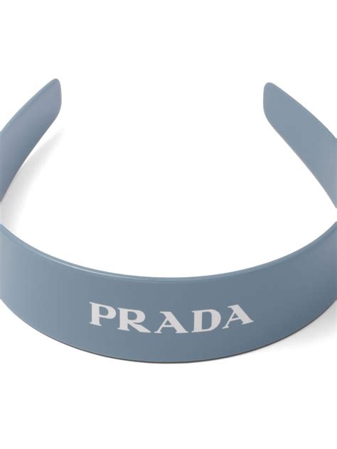 prada headband with logo